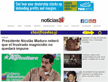 Tablet Screenshot of noticias24.com